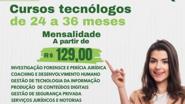 Imagem GRADUAÇÃO TECNOLÓGICA EM ATÉ 24 MESES