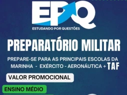 Imagem TURMA  BÁSICA GERAL PARA CARREIRAS MILITARES + TAF